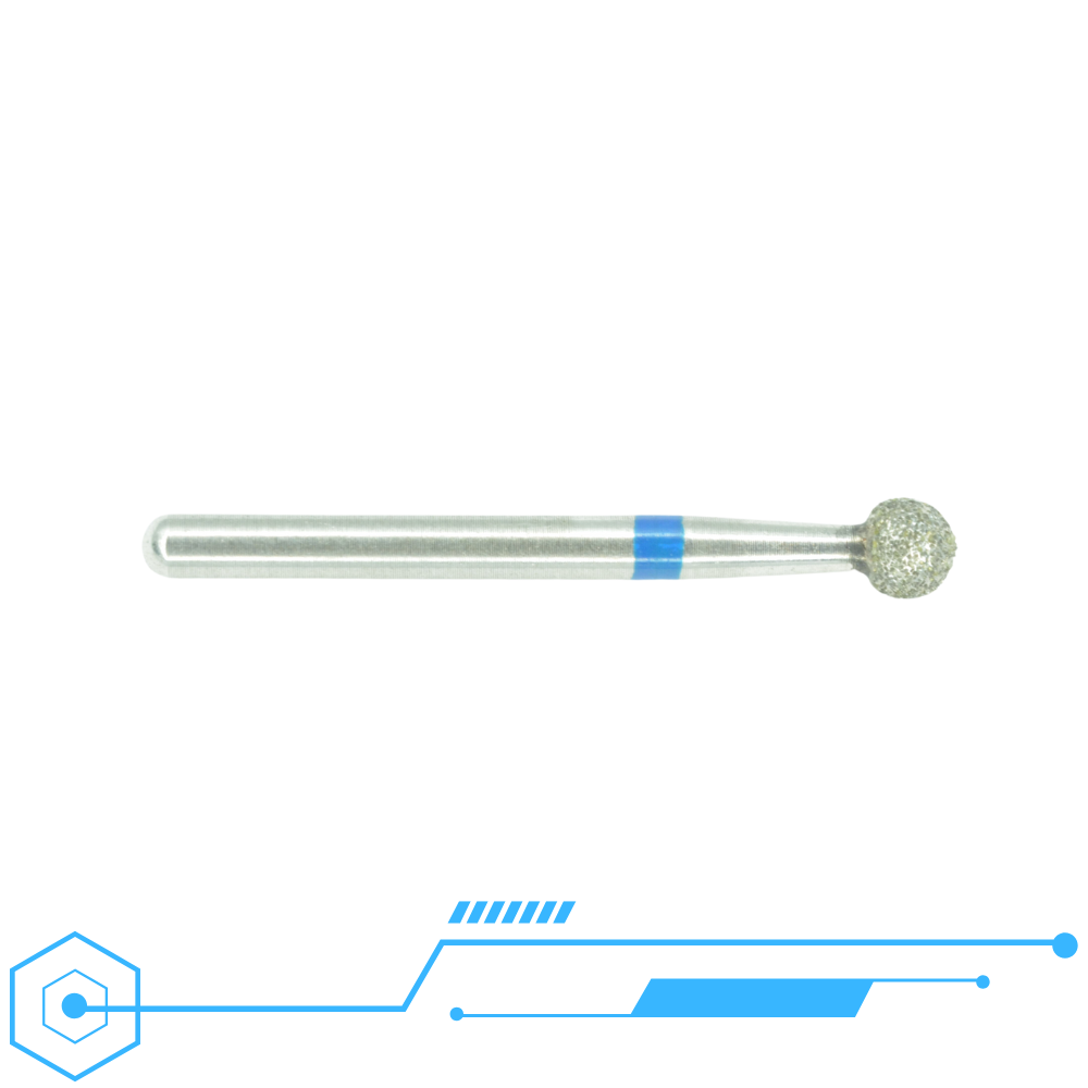 Fraise FG diamantée boule Taurus : précision dentaire pro
