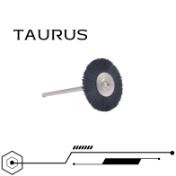 Brossette Bison Taurus 22 mm - Poils durs, douce et précise