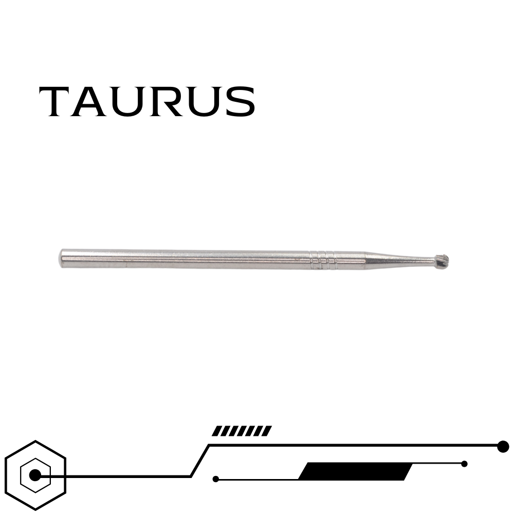 Fraise Boule Taurus – Précision et Durabilité (Ø 0,5 à 2,3 mm)