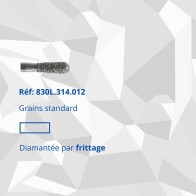 Fraise turbine edenta Flamme 12 lames - Haute performance