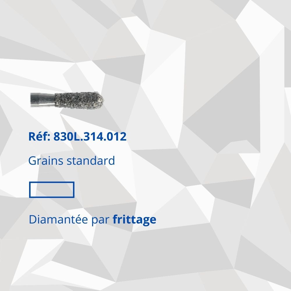 Fraise turbine edenta Flamme 12 lames - Haute performance