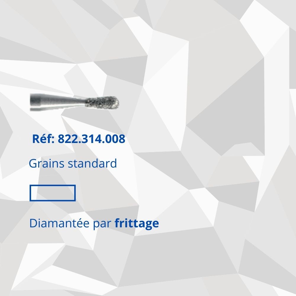Fraise turbine edenta Flamme 12 lames - Haute performance