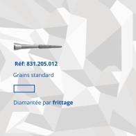 Fraise turbine edenta Flamme 12 lames - Haute performance