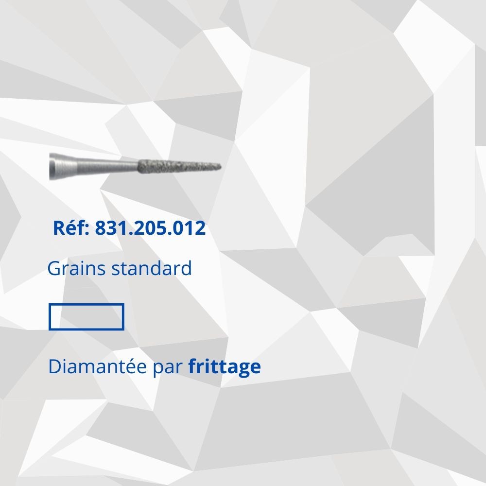 Fraise turbine edenta Flamme 12 lames - Haute performance