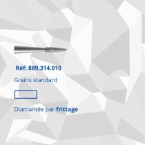 Fraise turbine edenta Flamme 12 lames - Haute performance