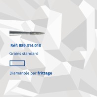 Fraise turbine edenta Flamme 12 lames - Haute performance