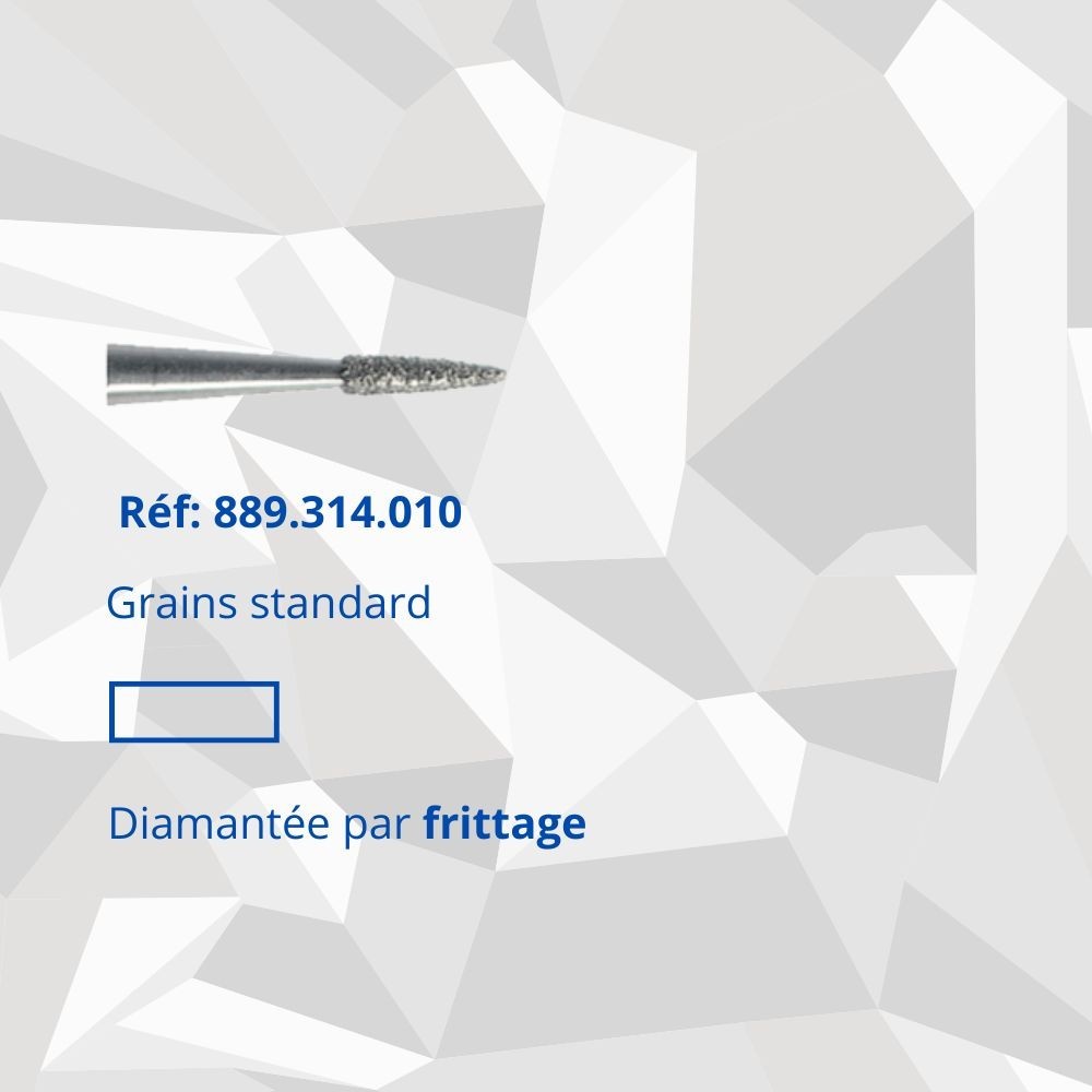 Fraise turbine edenta Flamme 12 lames - Haute performance
