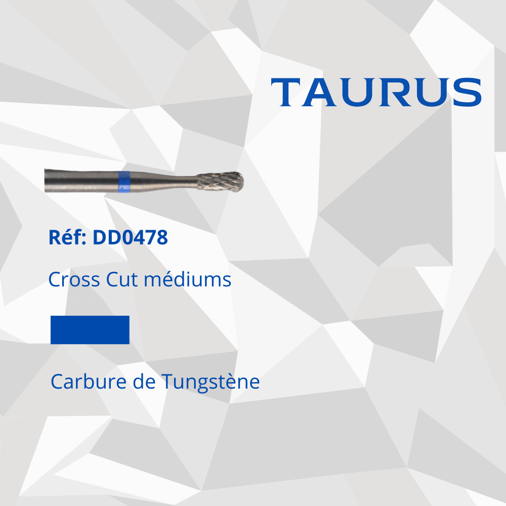 Fraise Carbure Tungstène Poire - Fine Titane 5,0 mm x 2,3 mm