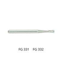 Fraise excavation poire carbure monobloc ISO 233 instrumentation rotative dentaire.