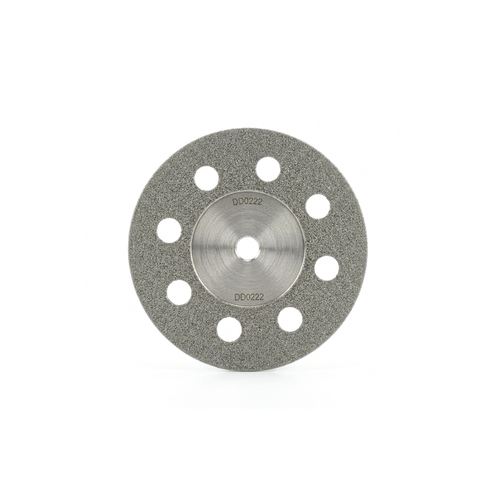 Disque diamanté dentaire perforé HP diamètre 19 mm
