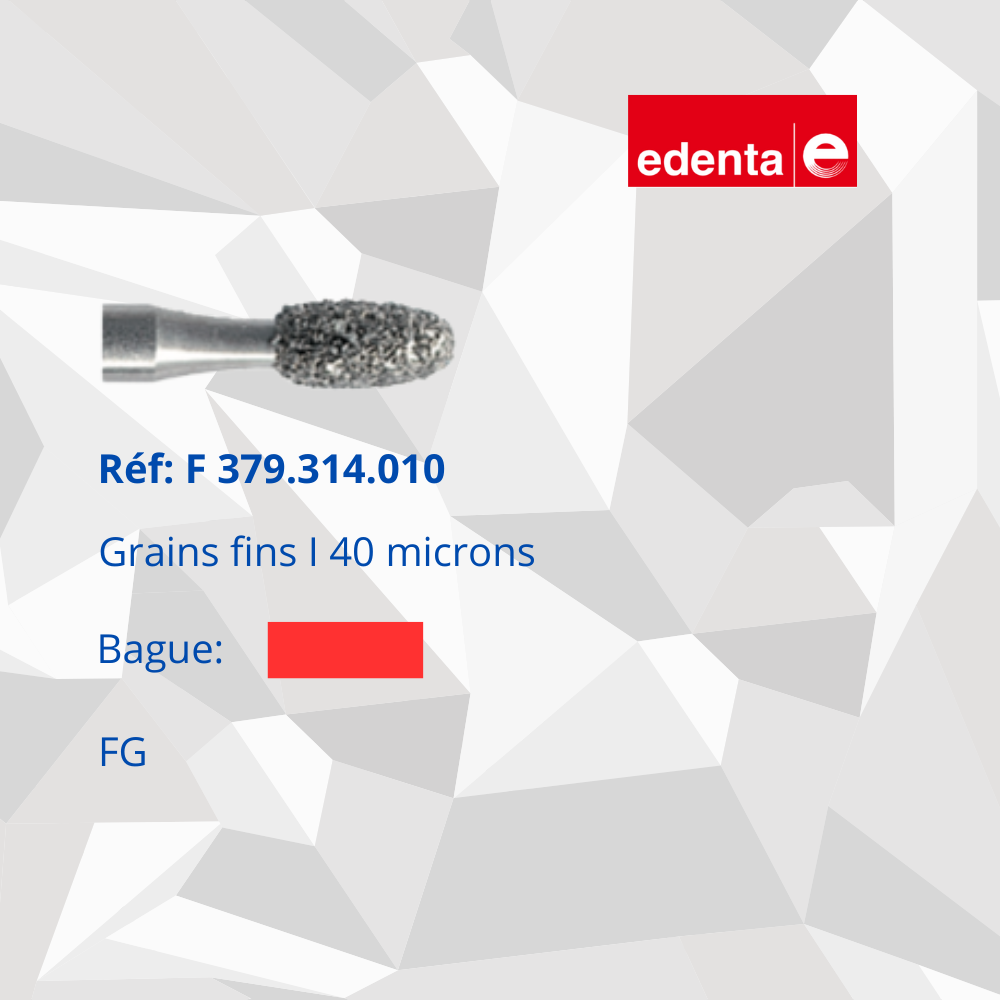 Fraise Turbine Diamantée Football Grains Fins